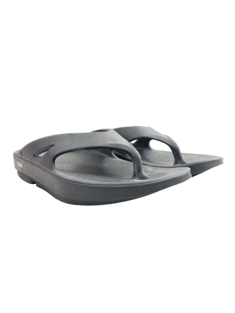 Oofos Ooriginal Black Sandals M11/W13 Lightweight Recovery Flip Flops